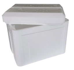 Poly Boxes, Small, Shallow Lid, No Rope 4 Pack